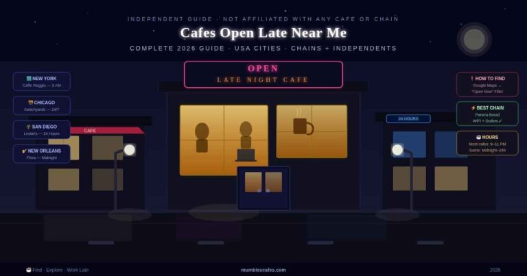 Best Cafes Open Late Near Me