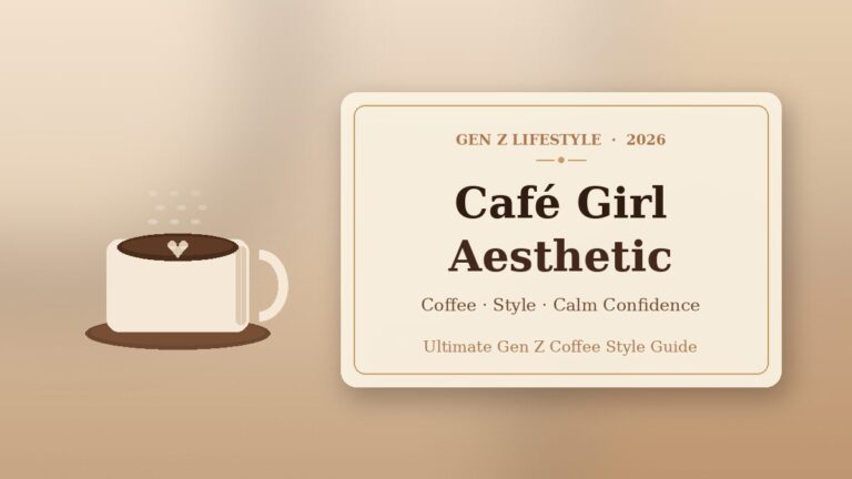 Café Girl Aesthetic