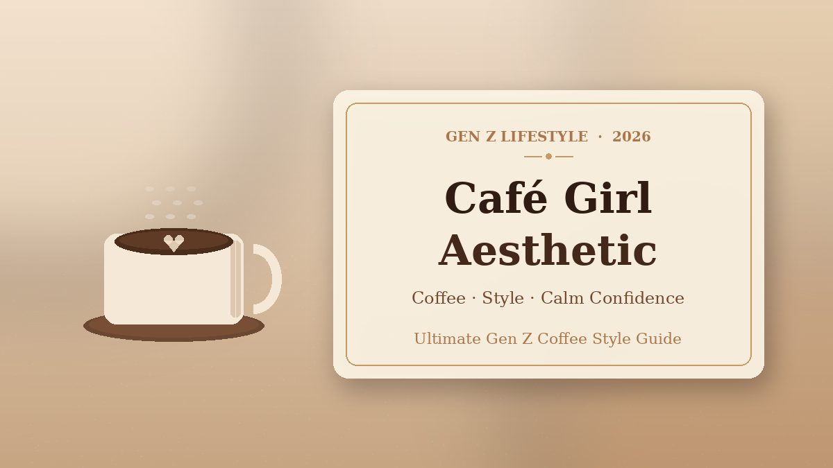 Café Girl Aesthetic